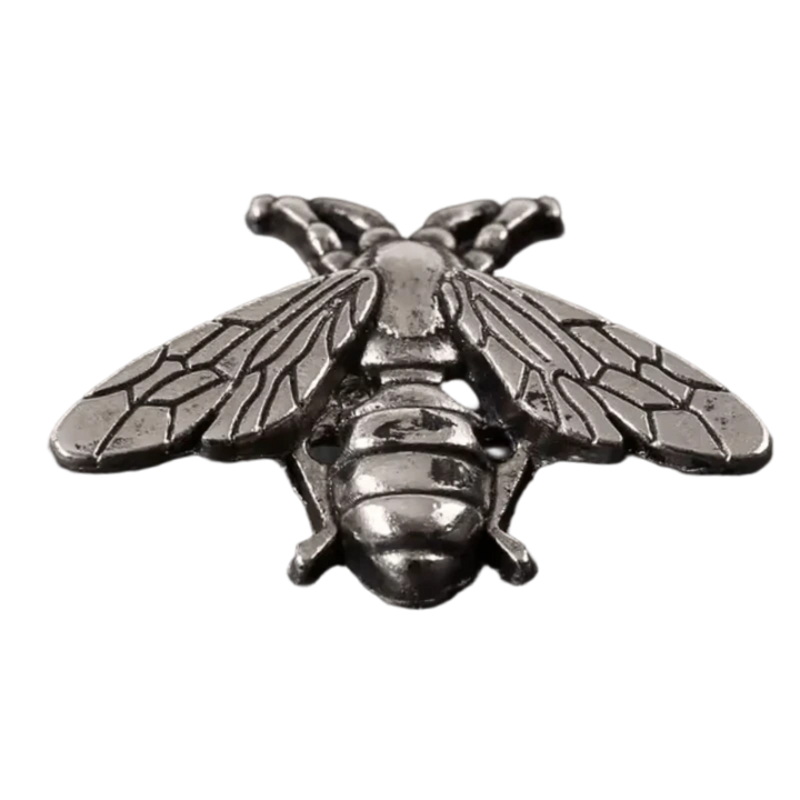Broche Abeille Anthracite