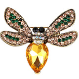 Broche Abeille Crystal & Perles