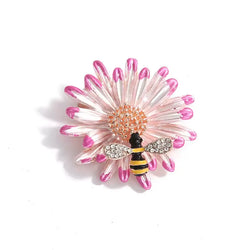 Broche Abeille Petal Lover