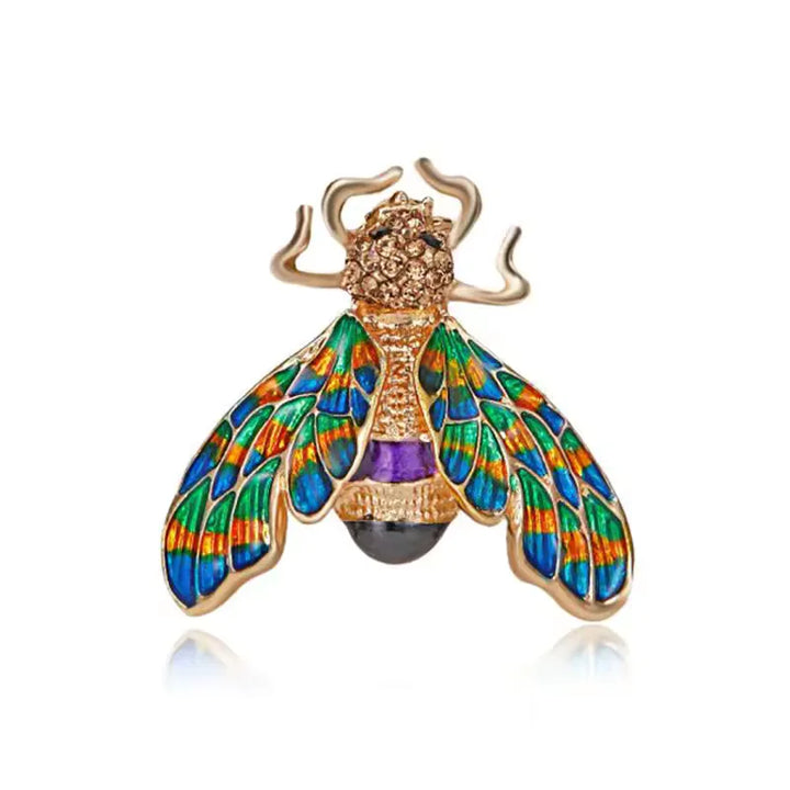 Broche Abeille Polychrome Gamma