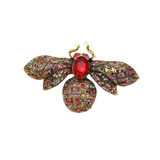 Broche Abeille<br> Rouge Vintage