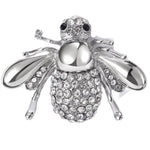 Broche Abeille Scintillante