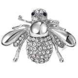 Broche Abeille Scintillante