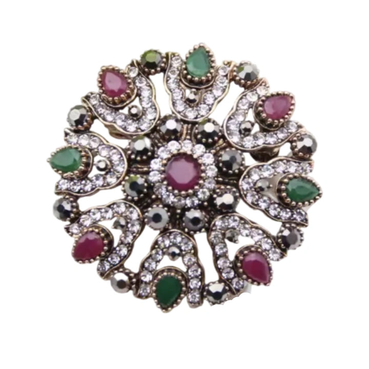 Broche Ancienne Fleur Antique