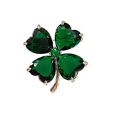Broche Ancienne Trèfle à quatre feuilles