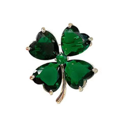 Broche Ancienne Trèfle à quatre feuilles