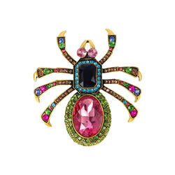 Broche Araignée Arc-en-ciel