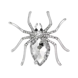 Broche Araignée Diamant Synthétique