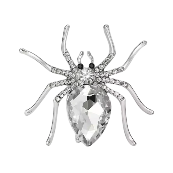 Broche Araignée Diamant Synthétique
