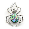 broche araignée reflets polychromes