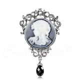 Broche Camée Heureux Ombrage