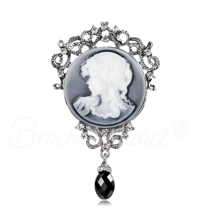 Broche Camée Heureux Ombrage