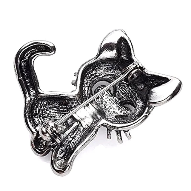 Broche Chat Vintage