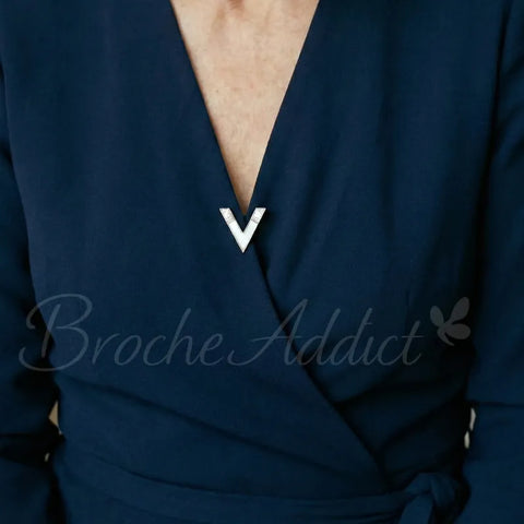 Broche Décolleté<br> Strass