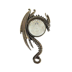 Broche Dragon Lune