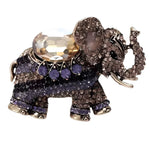 Broche Éléphant<br> Strass