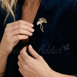 Broche Fleur <br>Ginkgo