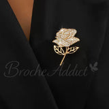 Broche Fleur Rose Ducat Vêtements