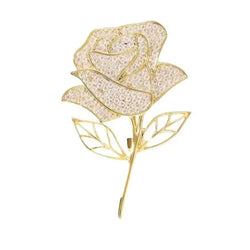 Broche Fleur Rose Ducat