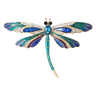 Broche Libellule Beauté Cristalline