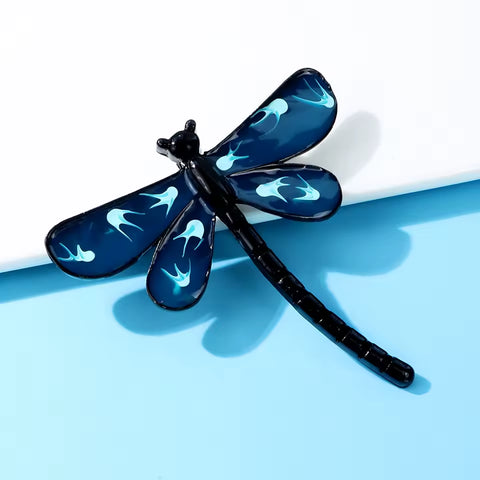 BAJIE Grande broche en strass libellule insecte, cadeau de BAJIE Grande broche en strass libellule insecte, cadeau de