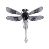 Broche Libellule Noir Passion