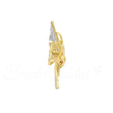 Broche de Luxe Papillon d'Argent