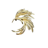 Broche de Luxe Phoenix Doré