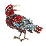 Broche Oiseau Étincelles Ardentes