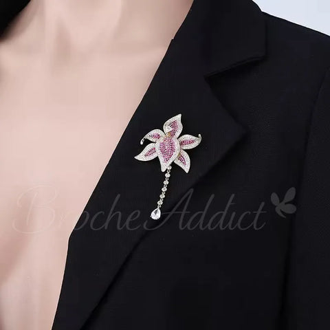 Broche Orchidée Royale