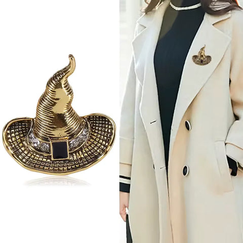 Broche Originale<br> Chapeau de Sorcière