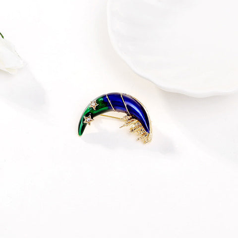 Broche Originale <br>Demi-Lune
