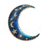 Broche originale demi-lune