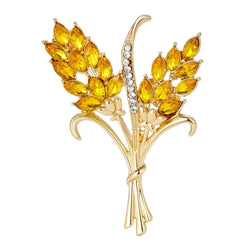 Broche Originale Épi Doré