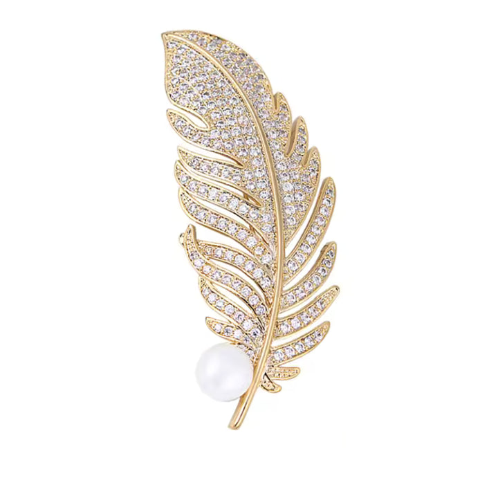 Broche Originale Plume