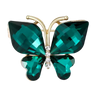 Broche Papillon Brillance Émeraude