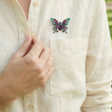 Broche Papillon Quantum Space