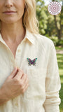 Broche Papillon Quantum Space