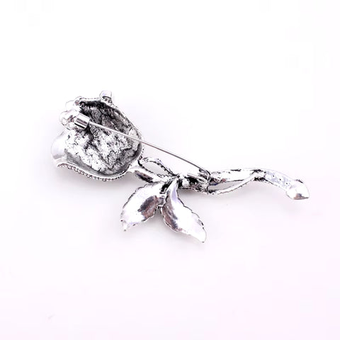 Très jolie Broche Rose Noire - Idée Cadeau Très jolie Broche Rose Noire - Idée Cadeau