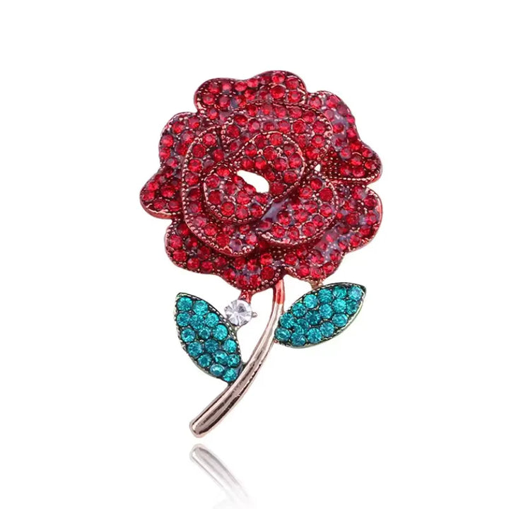 Broche Rose Pop Art