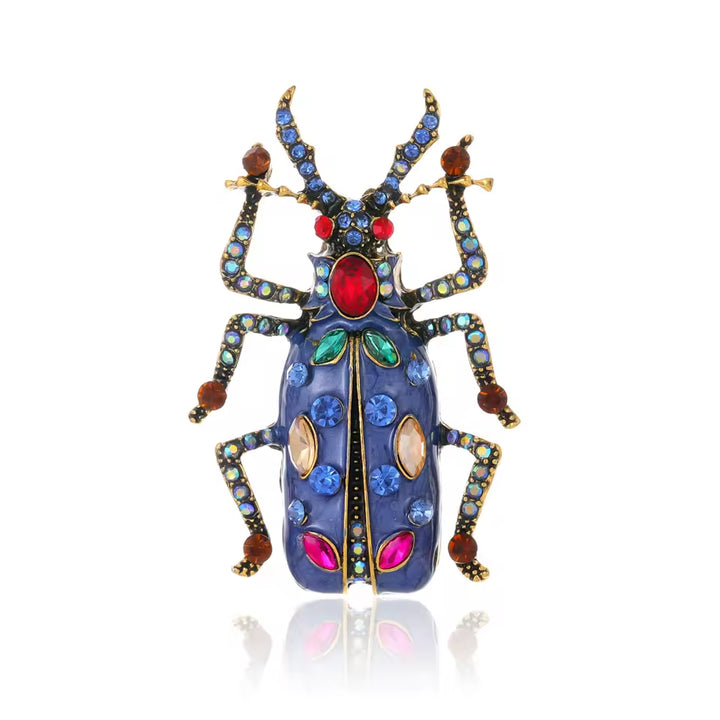 Broche Scarabée Strass & Fête