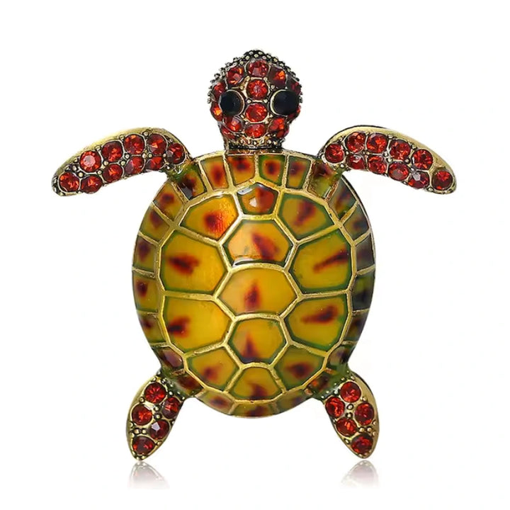 Broche tortue terres chaudes