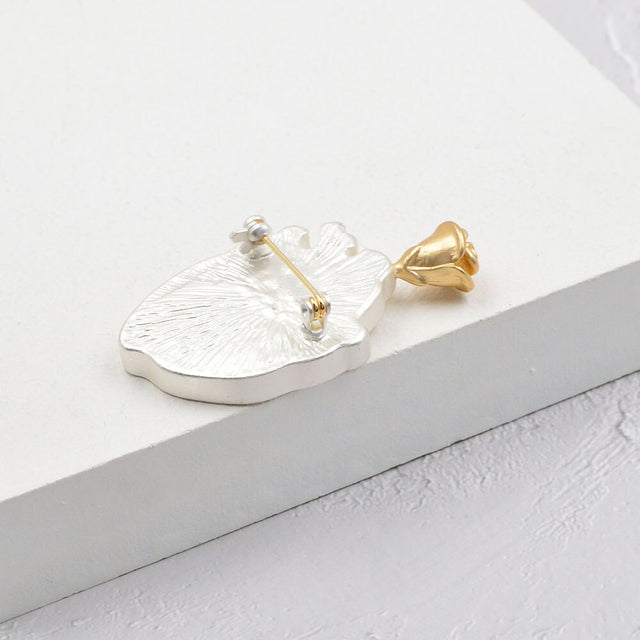 Broche Cœur Cœur Rose