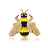broche abeille ailes argent