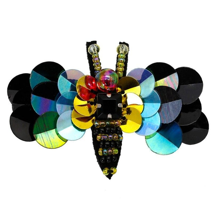 Broche Abeille disques solaires