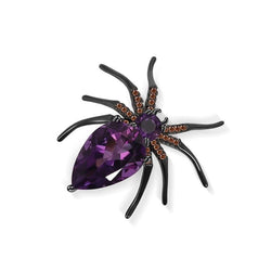 broche araignée améthyste éternelle