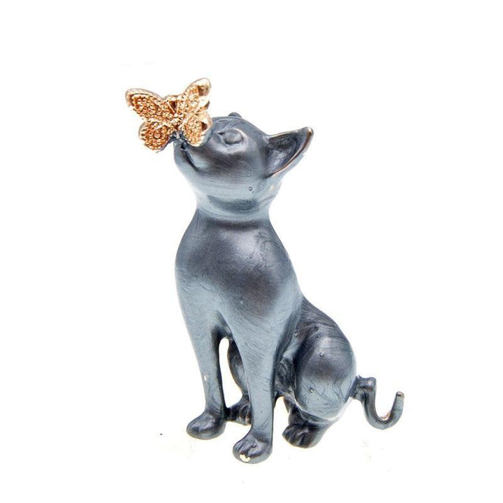 broche chat romantique
