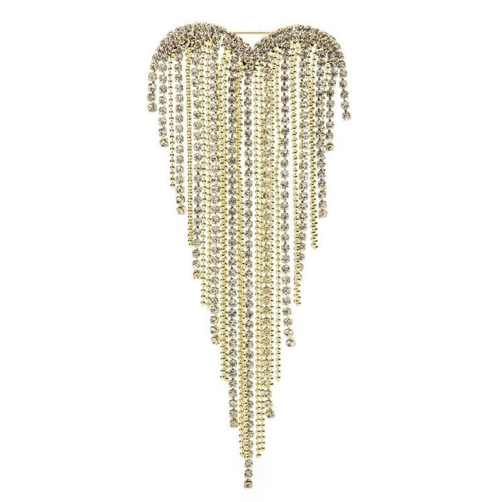 broche coeur pluie d'amour