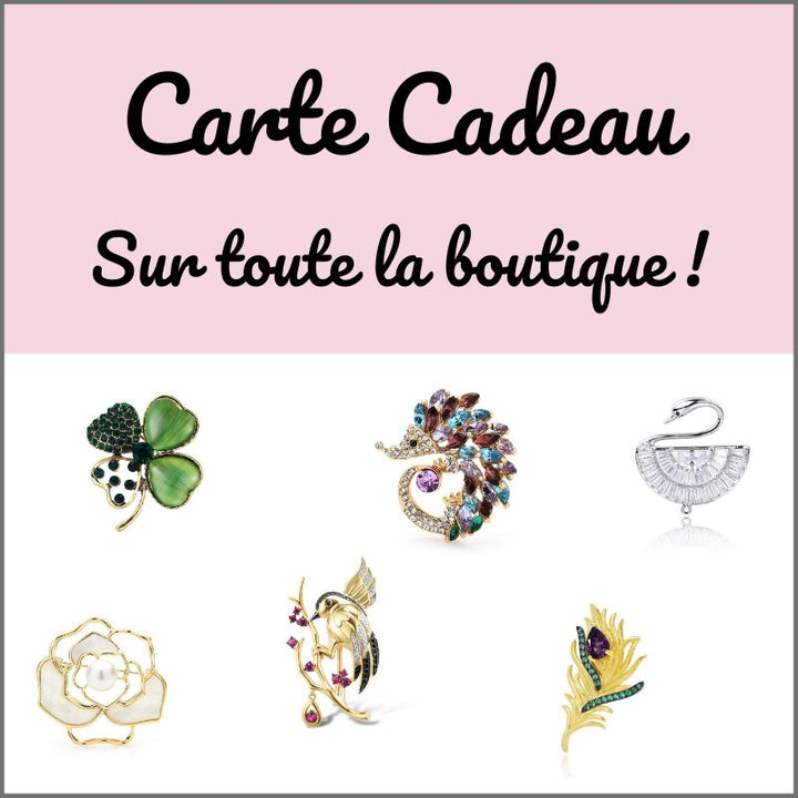 Carte Cadeau Broche Addict