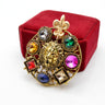 Broche Originale Tête de Lion